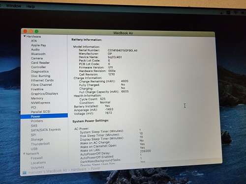 **** APPLE MACBOOK AIR 13` i7 with 250GB SSD *** A1466 - 2013