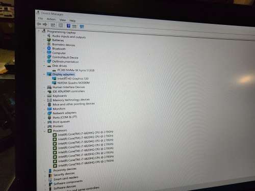****DELL PRECISON LAPTOP 7510** Monster Specs - i7, 32Gb Ram, 512gb Nvme, 4Gb GPU