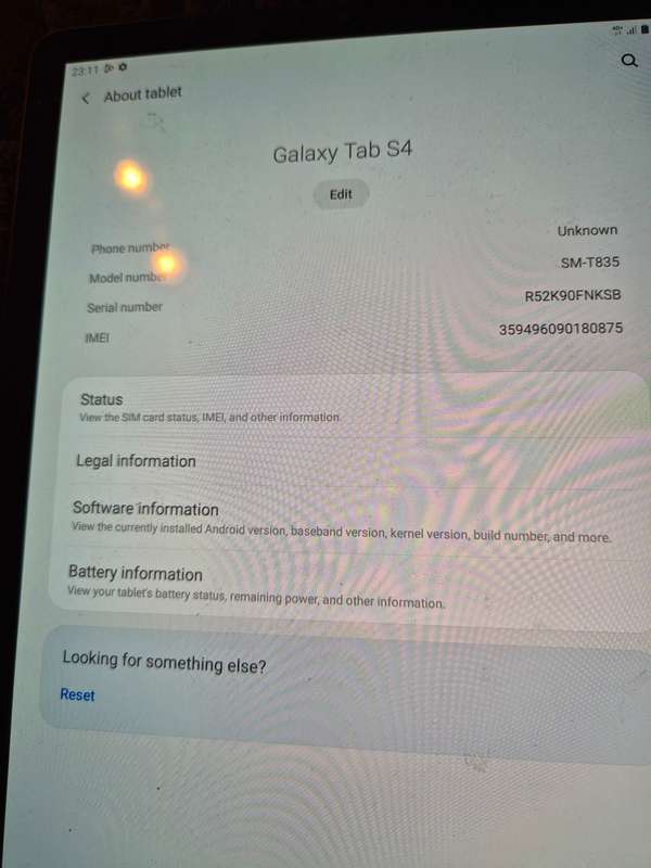 ***Samsung Tablet S4 10.5 Lte 256Gb***