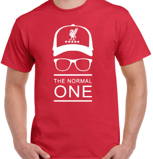LIVERPOOL KLOPP The Normal One Adult T-shirt / YNWA / Liverpool Novelty T-Shirt/ Gift /LFC