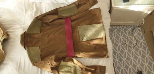 parabat jump smock plus parade belt beret and helmet