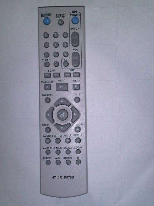 LG DVD Remote - Replacement Remote  6711R1P070B BRAND NEW