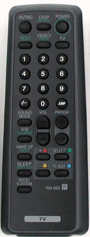 Sony TV  RM-883 Replacement remote  BRAND NEW