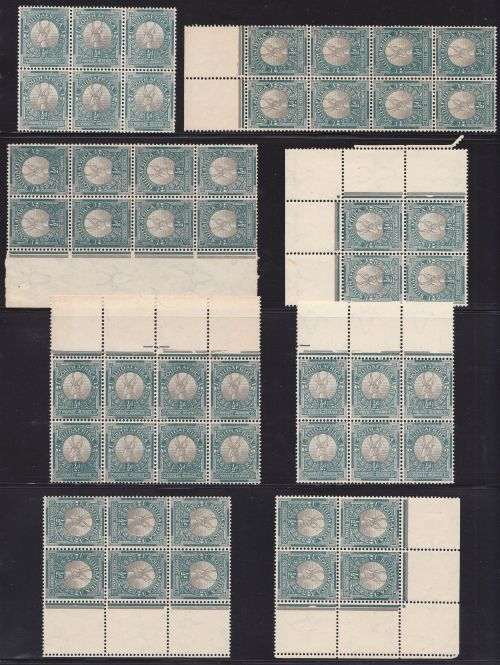 Union Springbok issue blocks unmounted mint.