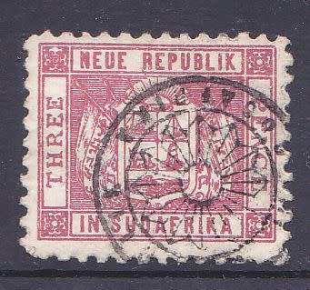 New Republic label coat of arms design fine used.