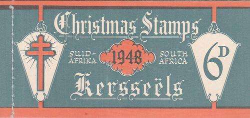 South Africa Christmas booklet 1948 6d complete.
