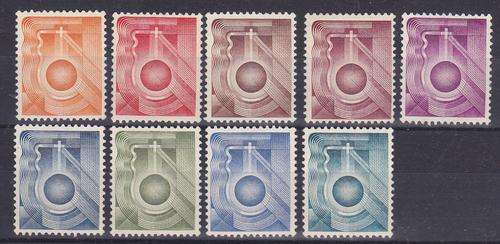 Trial Prints/Colour Trials Switzerland ball and cross design 1940's-1950's.