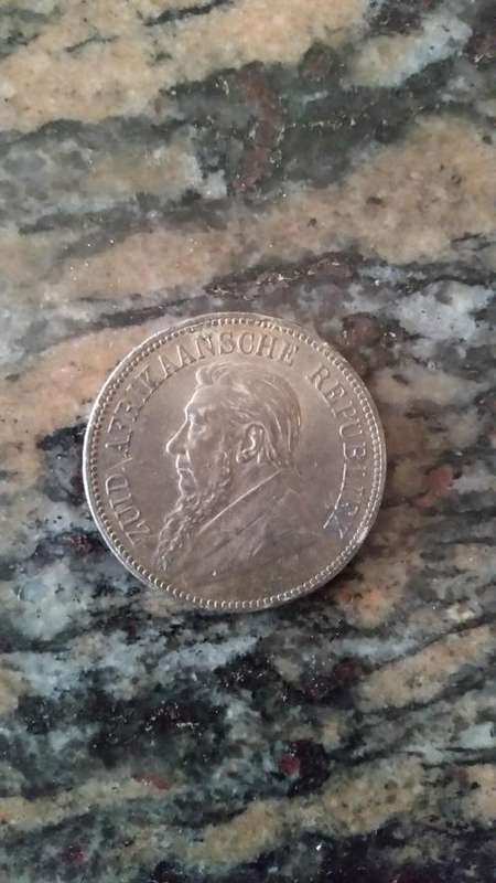 Transvaal 5's Kruger damaged coin 1892 would of been a very high grade, can be repaired, sold as is.