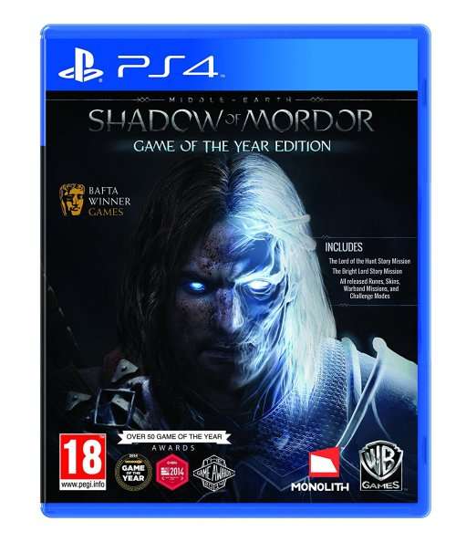 Shadow of Mordor PS4 "Pre Played"