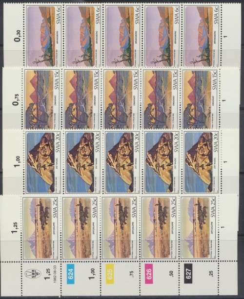 SWA  1982  - MOUNTAINS OF SWA CONTROL SET  -  MINT.