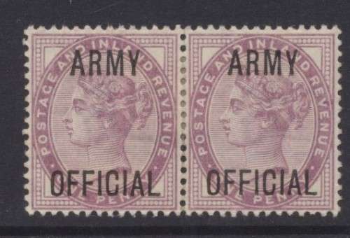 GB - ARMY OFFICIAL PAIR MINT