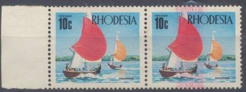 1970 - SACC 206  RHODESIA  10c DEFINITIVE, WITH AWSOME  VARIETY  - MINT