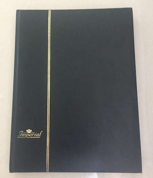 10  PAGE (20 sides ) EMPTY  STOCK BOOK ALBUM -  VERY GOOD CONDITION
