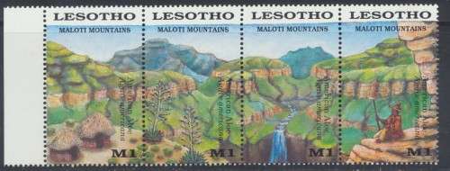 1989 - LESOTHO   MALOTI MOUNTAINS SET FINE MINT