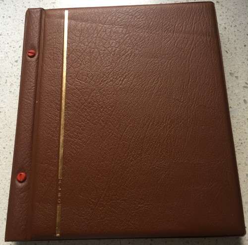 10 PAGE ( 20 SIDE )  EMPTY STOCK BOOK ALBUM - GOOD CONDITION