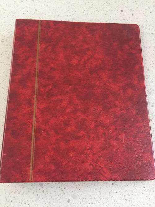 16 PAGE ( 32 SIDE )  EMPTY  ALBUM WITH  PVC INSERTS  - GOOD CONDITION
