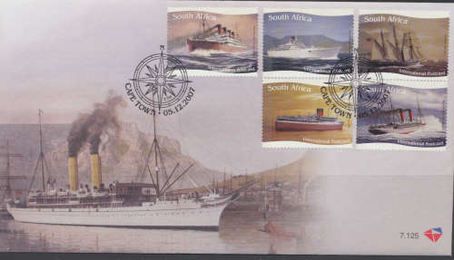 RSA 2007   - SACC 1849/53 SHIPS OF THE UNION CASTLE  F/DAY COVER