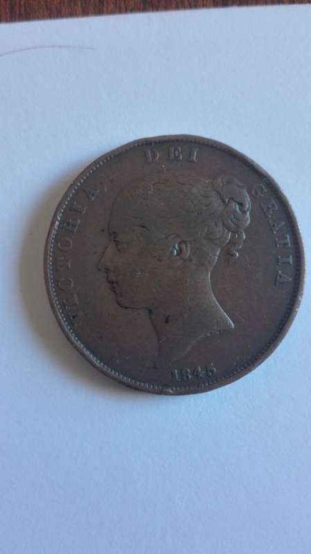 1845 VICTORIA DEI GRACIA PENNY