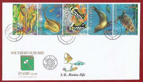 Limited Edition (only 17 printed) Rare SSSC FDC 45a - Marine Life