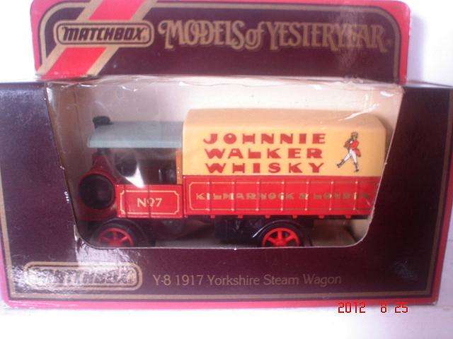 MATCHBOX DIECAST; MODELS OF YESTERYEAR-Y8-1917 Yorkshire Steam Wagon,BOXED(ENGLAND)