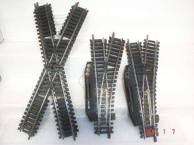 LIMA HO TRACK: 7pc Mixed Used Metal Track in fair unboxed condition (made in Italy)