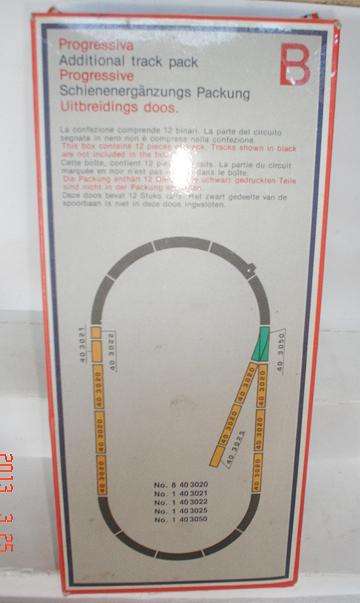 LIMA HO TRACK: 12pc Additional Metal Track Pack B in new boxed condition. (Made in Italy)