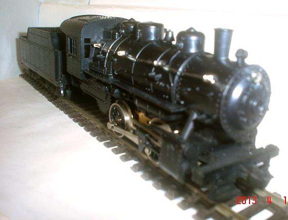 LIMA HO: 0-4-0 Steam Locomotive with Tender in a very good unboxed condition. (Made in Italy)