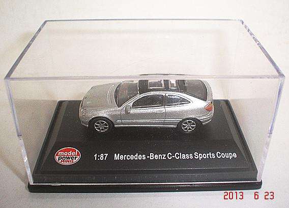 MODEL POWER DIECAST HO MODELS: Mercedes Benz C Class Sports Coupe (Made in China)