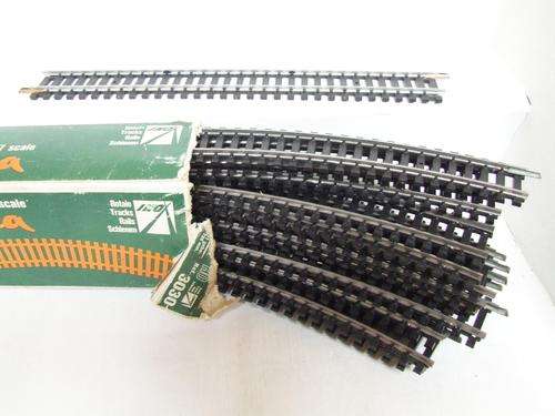 LIMA HO TRACKS: 14pc Mixed Metal Track in an excelent used condition.(made in Italy)