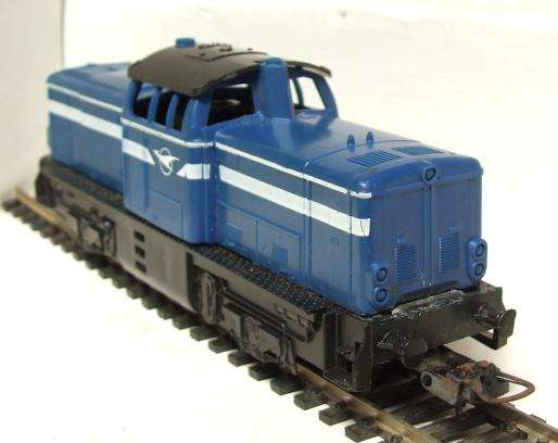 LIMA HO: SAR Blue Train Diesel Locomotive in good operating used unboxed condition (Italy)