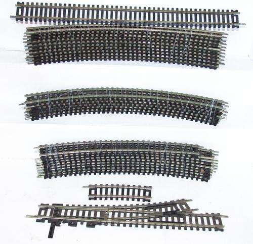 LIMA HO: 27pc of  Mixed Nickel SilverTrack in like new used condition(made in Italy)