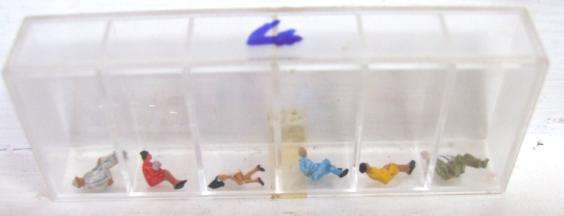 ATLAS N: Collection of 6 Painted Figures in a like new packaged condition