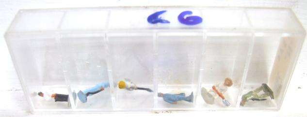 ATLAS N: Collection of 6 Painted Figures in a like new packaged condition