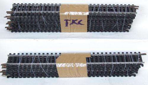 LIMA HO: 17pc #3020 Strait Metal Track  in fair used condition.