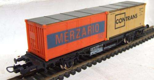 LIMA HO: European Container Carrier with Load in a very good used boxed condition(Italy)