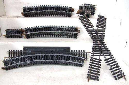 LIMA HO: 23pc Special Mixed Metal Track in good used condition. (Italy)