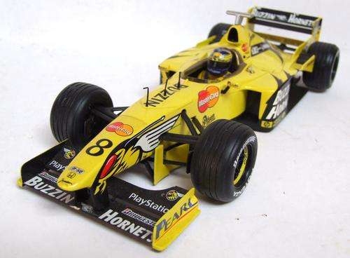 HOTWHEELS DIECAST 1:18 SCALE F1 RACING CAR : Frenzen Jordan-199 (Made in China)