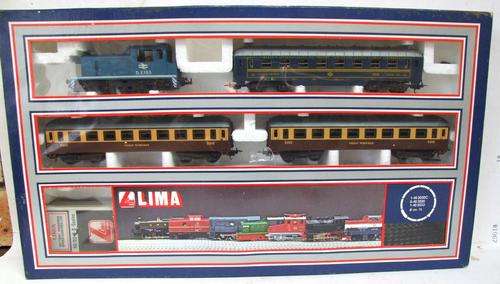 LIMA HO: Complete Great Western Junior Train Set in LIKE NEW boxed condition (Italy)