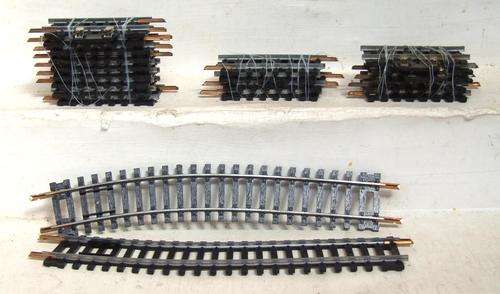 LIMA HO: 20pc Metal track Lot in good used unboxed condition.(Italy)