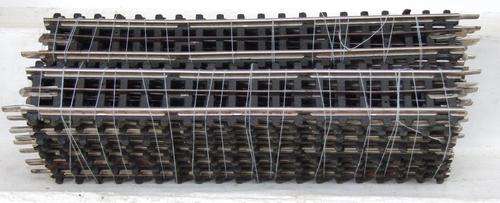 TRIX HO: 22pc 3Rail Strait Tinplate Track in good used condition. (West Germany)