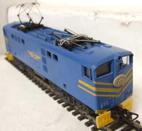 LIMA HO:SAR  E-5 E444 Blue Train Electric(Dummy) Locomotive in good unboxed used condition(Italy)