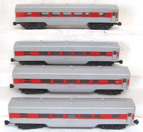 HO/OO COACHES: 4pc Junior European Passenger Coaches in fair unboxed condition