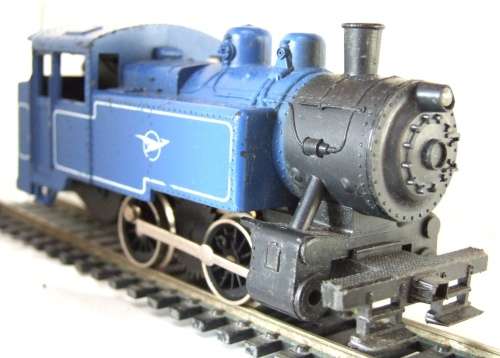 LIMA HO: 0-4-0 Junior SAR Blue Train Tank Steam Locomotive in good unboxed condition (Italy)
