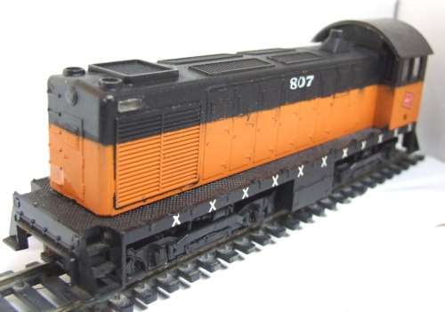 AIRFIX HO: American Diesel Locomotive in fair running unboxed condition for repair(Yugoslavia)