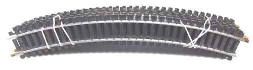 LIMA HO: 10pc  (#403030) R430 Wide Curved Track in Very Good Unboxed condition.(Italy)