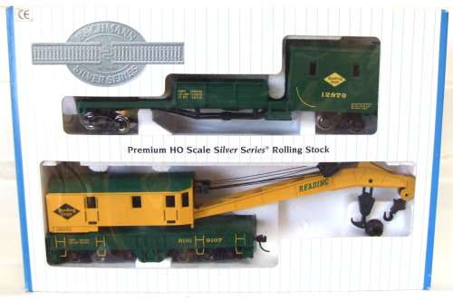 BACHMANN SILVER HO: Highly Detailed 250t  Recovery Crane in New Boxed condition.(H/Kong)