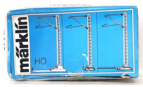 MARKLIN HO:  10 x 3-Rail AC Catenary System Masts in Like New boxed condition (Germany)