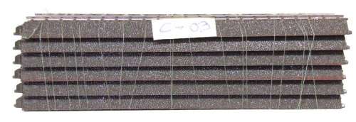 MARKLIN HO: 6pc 3 Rail Metal/Plastic C-Type Track (#172) in very good un-boxed condition.(Germany)