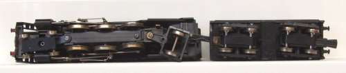 LIMA HO: 4-6-2 Class 38 Unmarked Steam Locomotive + Tender in good un-boxed, used condition (Italy)