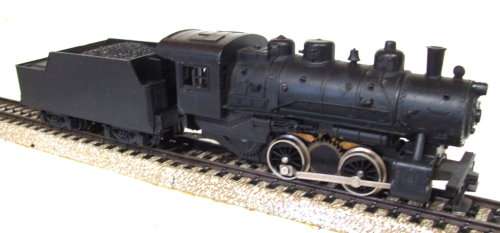 LIMA HO: 0-4-0 Tank Steam Locomotive with Tender in Fair un-boxed, used condition (Italy)